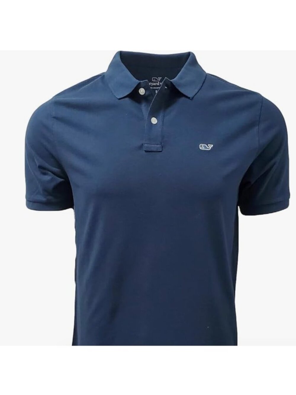 NWT Vineyard Vines Men's Stretch Pique Polo Shirt Blue Blazer Size XL